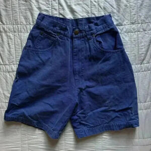 Vintage‎ Ivy blue high rise shorts size 3/4 gorpcore